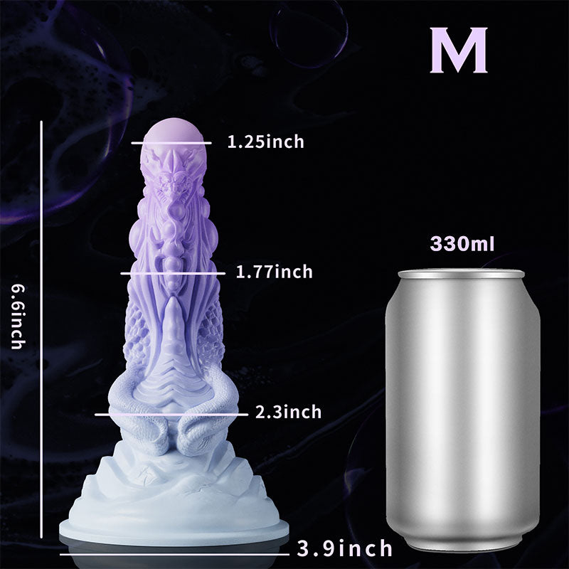 Selina: Snake Fansty Silicone Dildo Creature Cocks Monster Dildos for Women With Strong Suction Cup