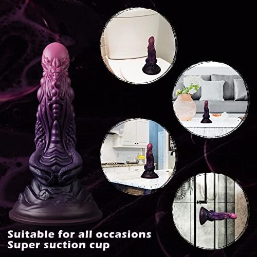 Selina: Snake Fansty Silicone Dildo Creature Cocks Monster Dildos for Women With Strong Suction Cup