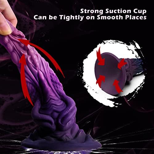 Selina: Snake Fansty Silicone Dildo Creature Cocks Monster Dildos for Women With Strong Suction Cup
